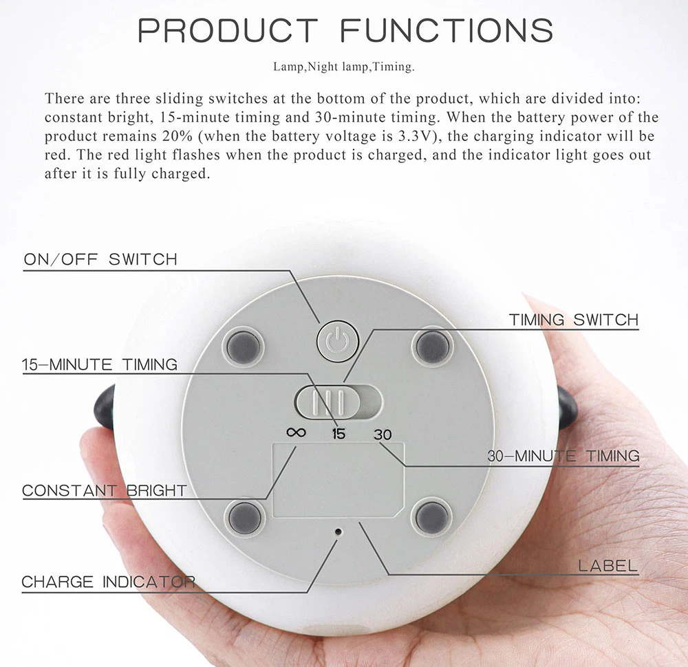 Panda Touch Silicone Lamp Panda Touch Silicone Lamp