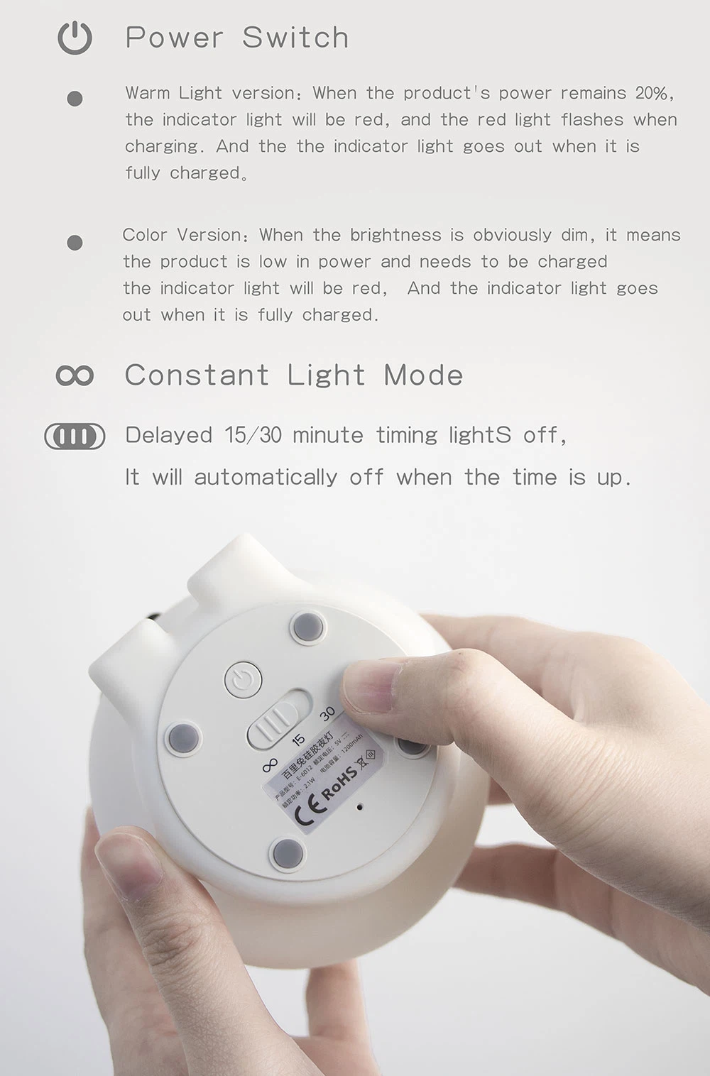 Panda Bear Night Light Panda Bear Night Light