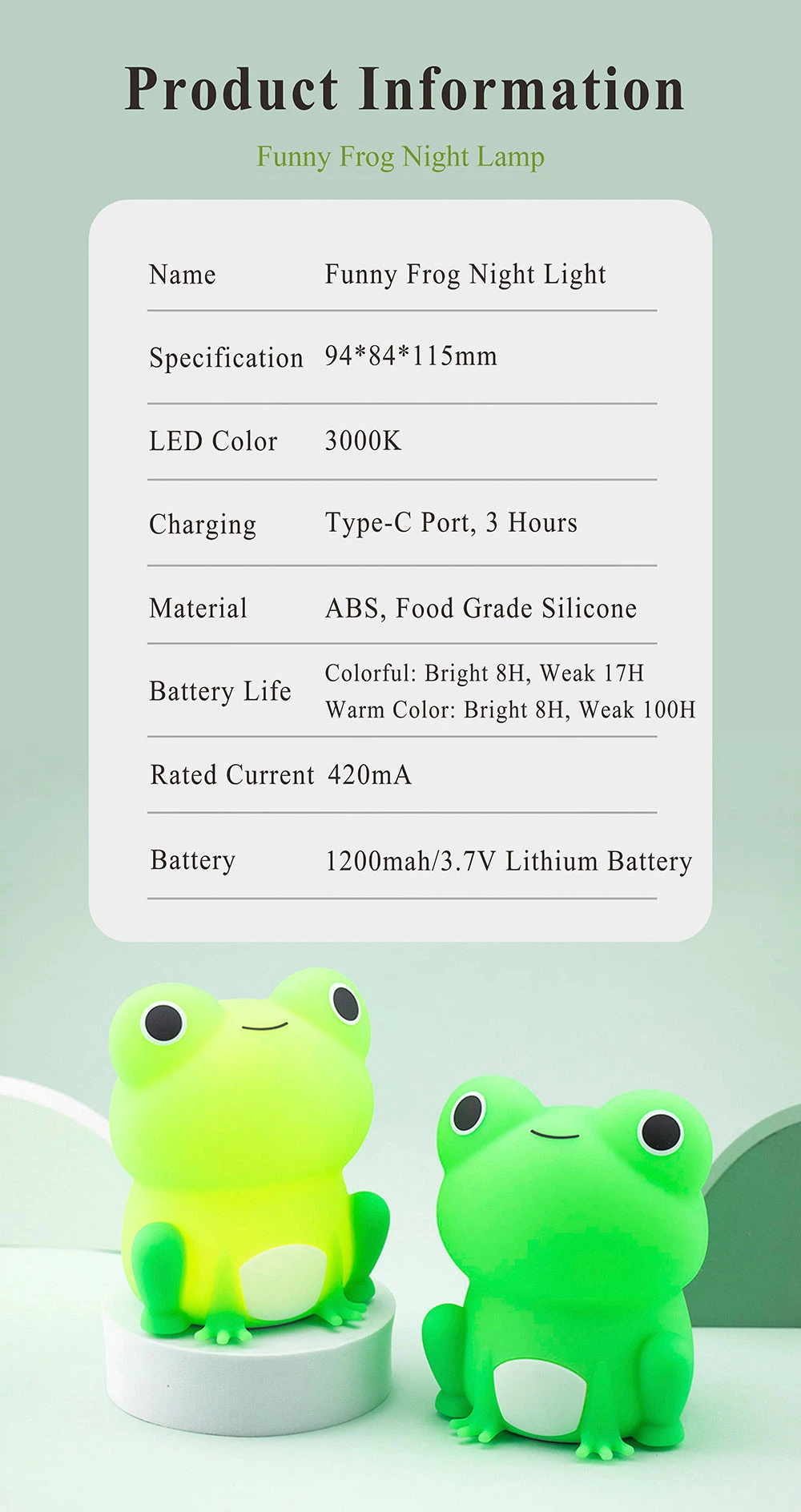 soft cute frog bedroom night lamp for kids soft cute frog bedroom night lamp for kids