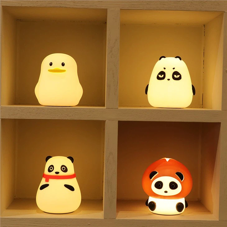 Lâmpada de silicone Panda